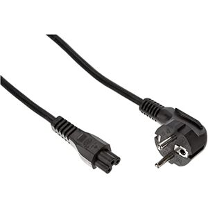 C2G Cordon d'alimentation EU pour ordinateur portable (CEE 7/7 à IEC 60320 C5) de 3 M Cables électriques (3 m, Male connector / Male connector, CEE7/7, Coupleur C5, 250 V, Noir) - Publicité