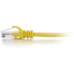 C2G Cables To Go Câble de raccordement sans accroc Cat 6 550 MHz Jaune 1 m - Publicité