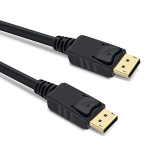 PremiumCord 8K DisplayPort 1.4 Câble M/M 2 m, DisplayPort vers DisplayPort, 32,4 Gbps, vidéo 8 K à 30 Hz, 5 K à 60 Hz, 4 K à 120 Hz 2160 p, HDCP 2.2, connecteurs plaqués or, noir - Publicité
