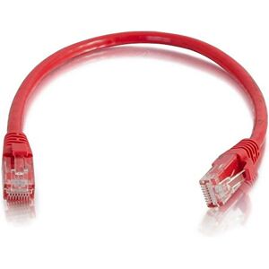 C2G Cables To Go Câble de raccordement sans accroc Cat 5e 350 MHz Rouge 1,5 m - Publicité