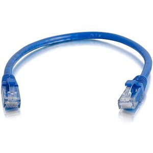 C2G Lot de 50 câbles croisés Cat6 31372 – Câble réseau Non blindé sans accroc (1,52 m, Bleu) - Publicité