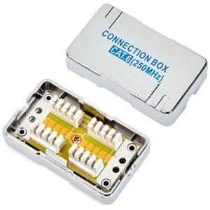 Digitus Cat 6 Module de Connexion pour câble à Paires torsadées 1GBase-T 250 MHz blindé Barrettes LSA pour AWG 22-26 Câble de Pose Câble réseau Ethernet Argenté - Publicité