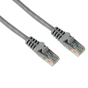 Hama Câble réseau (Patch, Ethernet Catégorie 5 UTP, câble de 15 m, non-blindé, par exemple pour Apple TV 4, Smart TV, ordinateur portable) Gris - Publicité