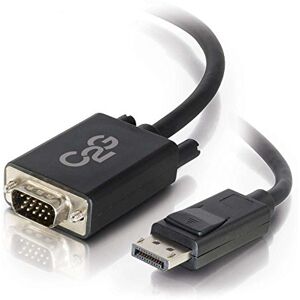 C2G 3m DisplayPort Male to VGA Male Adapter Cable Black - Publicité