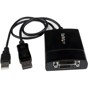 StarTech.com Adaptateur Actif DisplayPort vers DVI-D Dual Link - Convertisseur DP DVI Actif Or