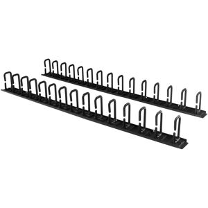 StarTech.com Panneau de gestion de câbles 0U de 1,8 m pour rack - Guide-câbles avec anneaux