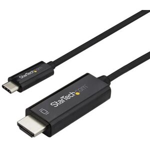 StarTech.com Câble adaptateur USB-C vers HDMI 4K 60 Hz de 2 m - Noir Blanc