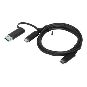 IBM 4X90U90618 câble USB 1 m USB 3.2 Gen 1 (3.1 Gen 1) USB A/USB C USB C Noir