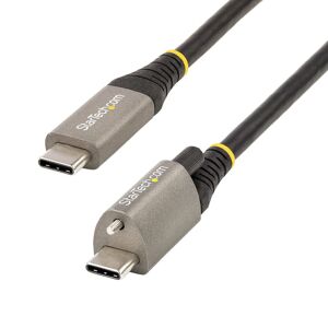 StarTech.com Câble USB C 10Gbps 1m à Verouillage par Vis Supérieure - Câble USB 3.1/3.2 Gen 2 Type-C - 100W/5A Power Delivery, DP Alt Mode, Cordon ...