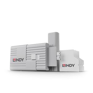 Lindy 40478 bloqueur de port Bloqueur de port + clé SD card Blanc Acrylonitrile-Butadiène-Styrène (ABS)
