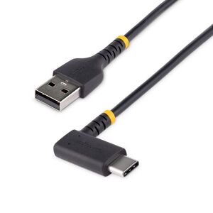 StarTech.com Câble USB A vers USB C de 15cm - Câble de Chargement USB C Noir - Fibre Aramide Robuste - Chargeur Rapide USB-C 2.0 - Cordon de Charge...