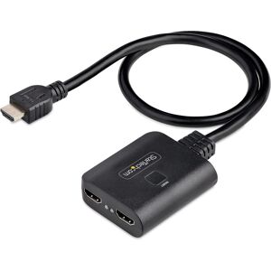 StarTech.com Répartiteur HDMI 2 Ports - Vidéo HDMI 2.0 4K 60Hz - Répartiteur HDMI 4K 1 Entrée 2 Sorties - Répartiteur 1x2 Affichage/Sortie HDMI, HD...