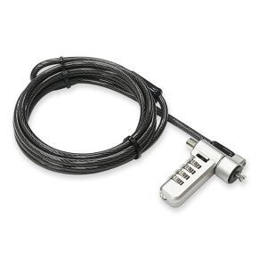 DLH DY-CS5045 câble antivol Noir, Argent 2 m