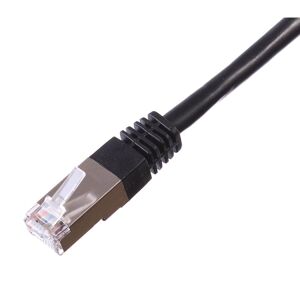 Uniformatic Patch cord cable de reseau Noir 2 m Cat6a SF/UTP (S-FTP)