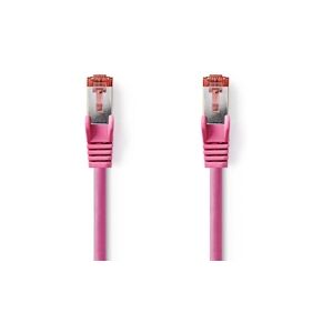 Nedis Câble Réseau Cat 6 S/ftp Rj45 Mâle - Rj45 Mâle 5,0 M Rose Usage Non Intensif Nedis