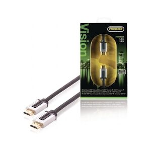 Nedis Câble Hdmi 1m Avec Ethernet Haute Vitesse Am - Am Connecteur Hdmi - Connecteur Cordon Hdmi Usage Non Intensif Nedis