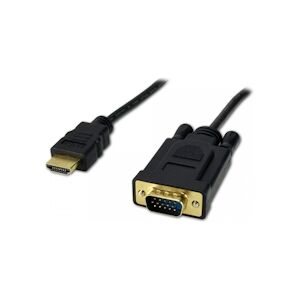 MCL - Câble actif HDMI mâle vers VGA mâle - 1,5m