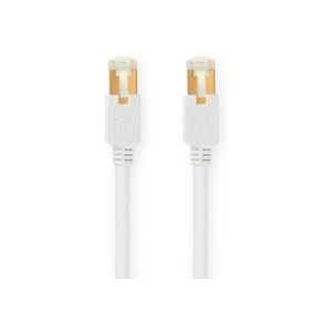 Nedis Câble Réseau Cat6 S/ftp Câble Rj45 (8p8c) Mâle Vers Rj45 (8p8c) Mâle 5,0 M Blanc Usage Non Intensif Nedis