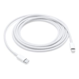 Câble USB Type C vers Lightning pour Apple 2 m Blanc Blanc - Publicité