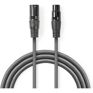 NEDIS Cable DMX 3 Pin Male / 3 Pin Femelle 5M