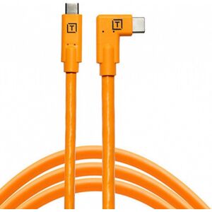 TETHER TOOLS Pro Cable USB-C vers USB-C Coude 4.6M Orange