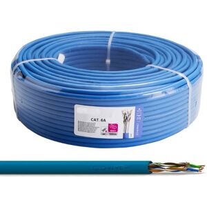 Beta Cavi Câble de données U/UTP Cat 6 AWG 24 bleu 100 mètres BNUU6SL-E EP100