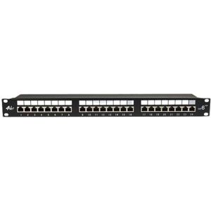 4power Panneau de permutation 4Power 24 ports UTP CAT.6A PP6AUTP24110