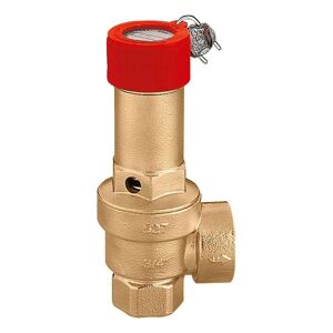 Caleffi Soupape de sécurité Caleffi certifiée et calibrée F 3/4 x 1 pouce 527554