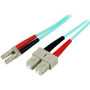 StarTech 2m 10 Gb Aqua Fiber Patch Cable LC/SC - Publicité