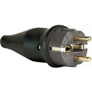 Sonstige PCE Rubber Schuko Connector Male Gris - Connecteurs Schuko