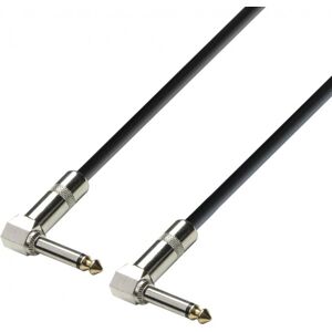 Adam Hall Cables 3 STAR IRR 0030 - Câble Instrument Jack 6,35 mm mono coudé vers Jack 6,35 mm - Câbles pour instruments