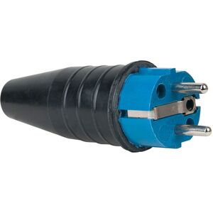 Sonstige PCE Rubber Schuko Connector Male Bleu - Connecteurs Schuko