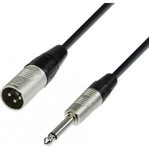 Adam Hall Cables 4 STAR MMP 0150 - Câble Micro REAN XLR mâle vers Jack 6,35 mm mono 1,5 m - Câbles Adaptateurs