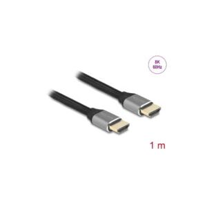 Delock Ultra High Speed HDMI câble 48 Gbps 8K 60 Hz gris 1 m certifié - Publicité