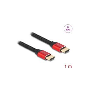 Delock Ultra High Speed HDMI câble 48 Gbps 8K 60 Hz rouge 1 m certifié - Publicité