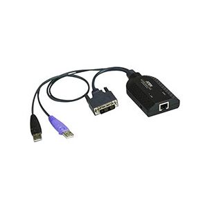 KA7166 module KVM Cat5 DVI + USB virtual media