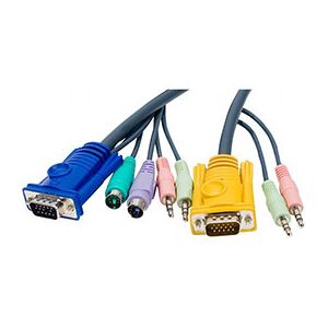 2L-5305P cable kvm VGA/PS2+AUDIO 5 m