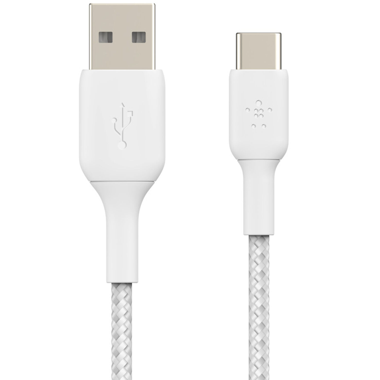 Belkin Boost↑Charge™ Braided USB-C vers câble USB - 1 mètre - Blanc