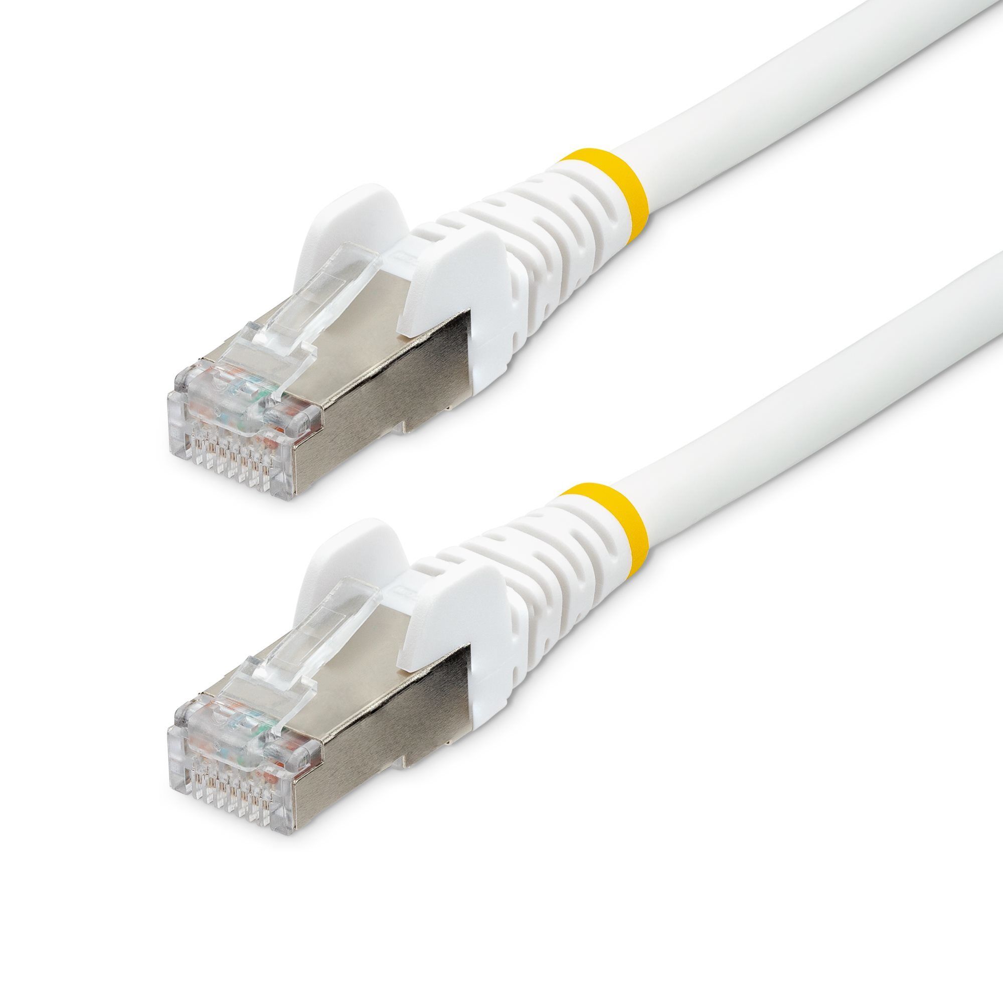 StarTech.com Câble Ethernet CAT6a 50cm - Low Smoke Zero Halogen (LSZH) - 10 Gigabit 500MHz 100W PoE RJ45 S/FTP Cordon de Raccordement Réseau Snagle...