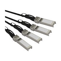 StarTech.com Câble QSFP+ vers 4x SFP+ de 2 m - Conforme à MSA - Cordon QFSP+ 40G vers 4x SFP+ 10G - Câble Twinax passif - Câble DAC - câble éclaté - 2 m - noir