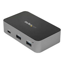 StarTech.com Hub USB-C à 4 ports - USB 3.1 Gen 2 (10 Gbps) - 3 ports USB-A et 1 port USB-C - Adaptateur d'alimentation inclu (HB31C3A1CS) - concentrateur (hub) - 4 ports