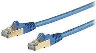 StarTech.com Cable reseau Ethernet RJ45 Cat6 de 7 m - Cordon de brassage blinde Cat 6 STP sans crochet - Fil Gigabit bleu (6ASPAT7MBL) - cordon de raccordement - 7 m - bleu