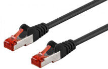 Goobay Câble réseau RJ45 Cat. 6 S/FTP Noir - 5m