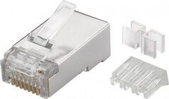 Goobay 10 connecteurs RJ45 Cat6A STP à sertir