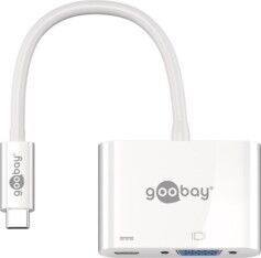 Goobay Adaptateur USB type C vers VGA + USB type C