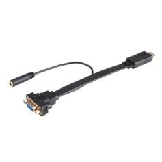 Akasa Câble convertisseur HDMI vers VGA + jack 3,5 mm