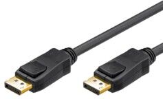 Goobay Câble DisplayPort 1.4 avec clips de verrouillage - 1 m