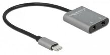 Delock Adaptateur USB-C vers 2 x stéréo Jack 3,5 mm