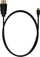 Diversen MediaRange HDMI connection cable, 10.2 gbit/s, 1m, black