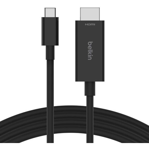 belkin cavo da usb-c a hdmi 2.1 2m-nero